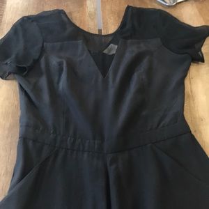 Parker black romper